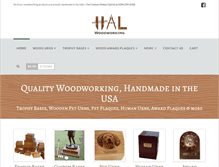 Tablet Screenshot of halwoodworking.com